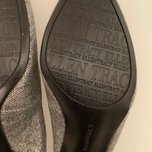 ELLEN TRACY KITTEN HEEL SLINGBACK SHOES SZ 9M‎ - Picture 6 of 12